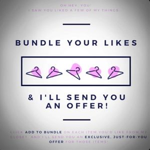 LIKE WHAT YOU SEE? BUNDLE YOUR LIKES!